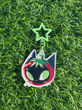 Tomato cat keyring