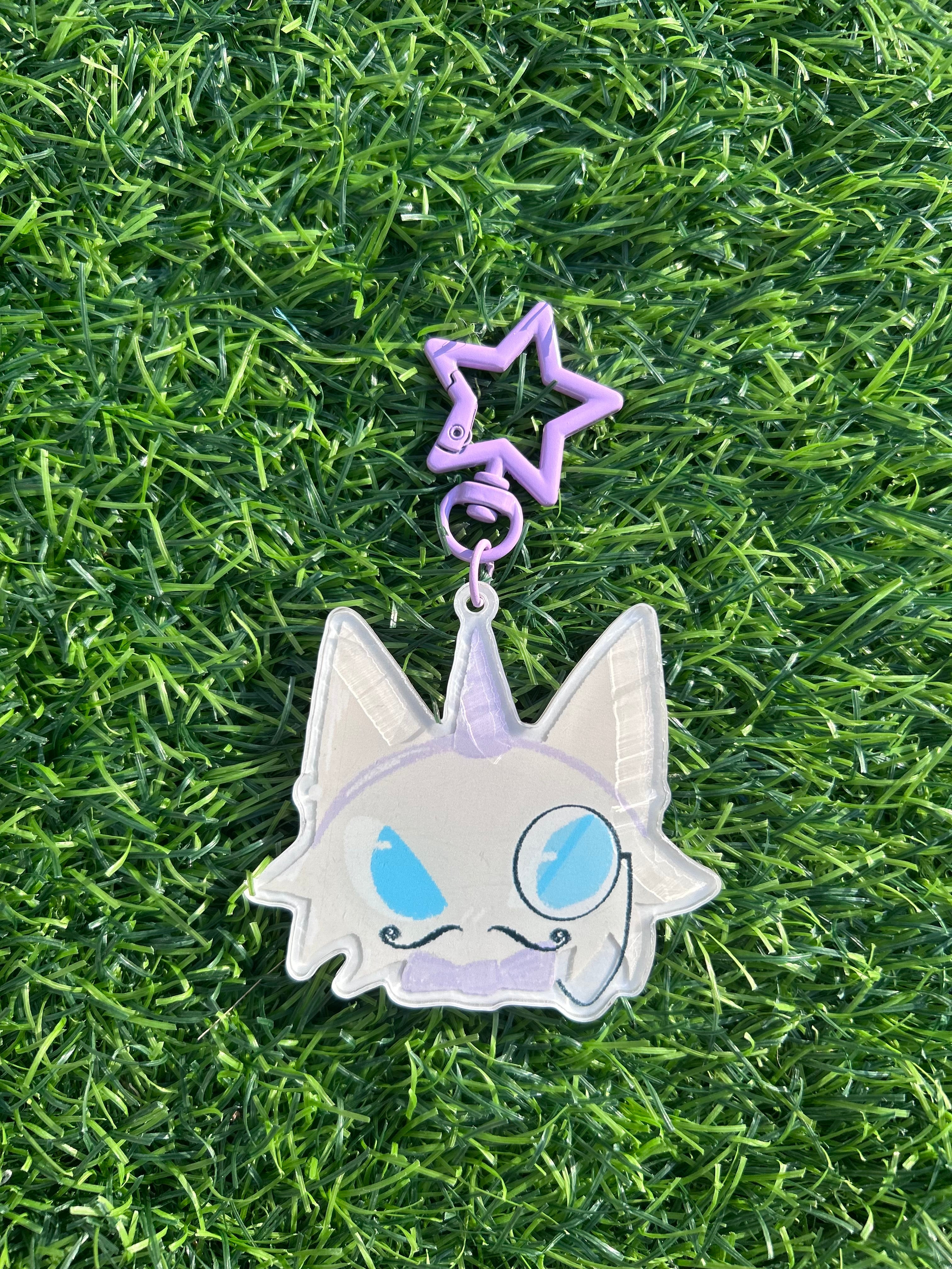 Unicorn cat keyring